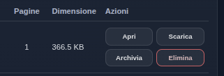 Azioni documento